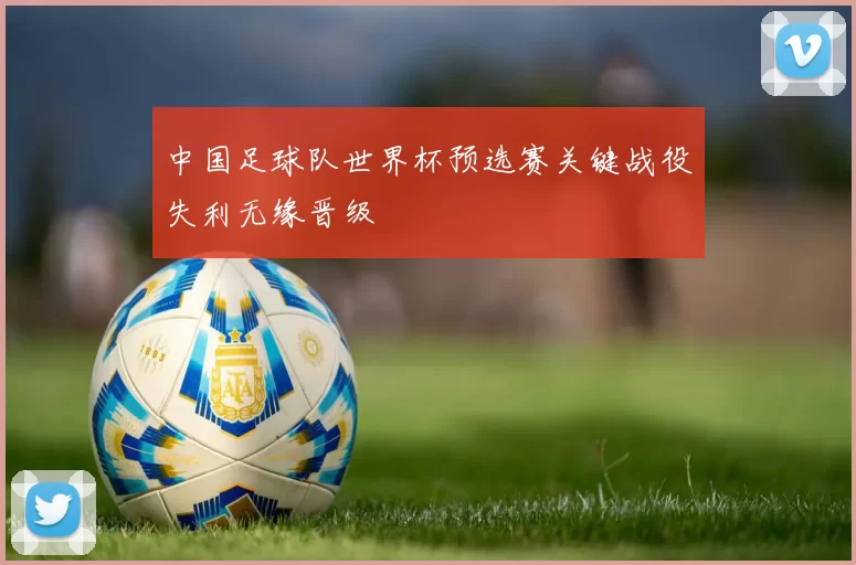 中国足球队世界杯预选赛关键战役失利无缘晋级