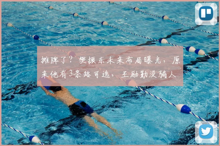 摊牌了?樊振东未来布局曝光,原来他有3条路可选,王励勤没骗人